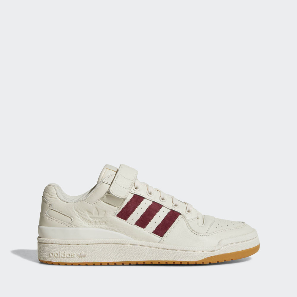 Adidas Forum χαμηλα - Originals γυναικεια - Ασπρα/Μπορντο,Μέγεθος: EU 36 – 54 2/3 (203GENAL)